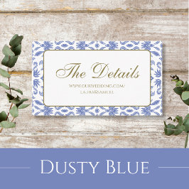 Dust Blue Pattern Enclosure Kaarten