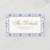 Dust Blue Pattern Enclosure Kaarten (Voorkant)