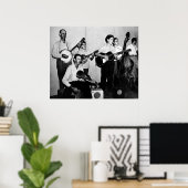 Dust Bowl Era Band Poster (Thuiskantoor)