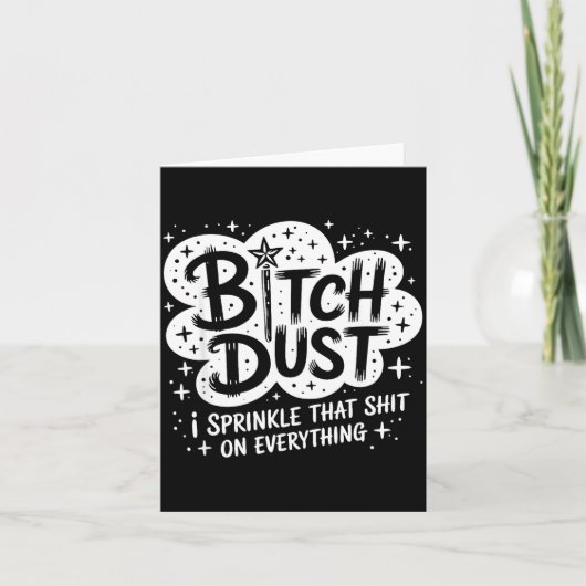 Dust I Sprinkle That On Everything Halloween  Kaart (Voorkant)