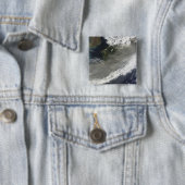 Dust over Japan Vierkante Button 5,1 Cm (In situ)