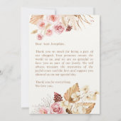 Dust & Red Terracotta Boho Jewish Chuppah (Achterkant)