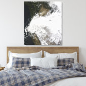 Dust storm in het oosten van Washington, VS Canvas Afdruk (Insitu (Slaapkamer))