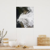 Dust storm in het oosten van Washington, VS Poster (Keuken)