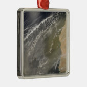 Dust storm voor West-Afrika 2 Metalen Ornament (Rechts)