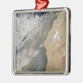 Dust storm voor West-Afrika Metalen Ornament (Links)