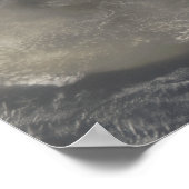 Dust storm voor West-Afrika Poster (Hoek)