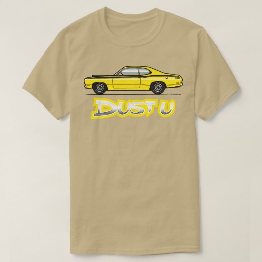 Dust U Yellow T-shirt (Design voorkant)