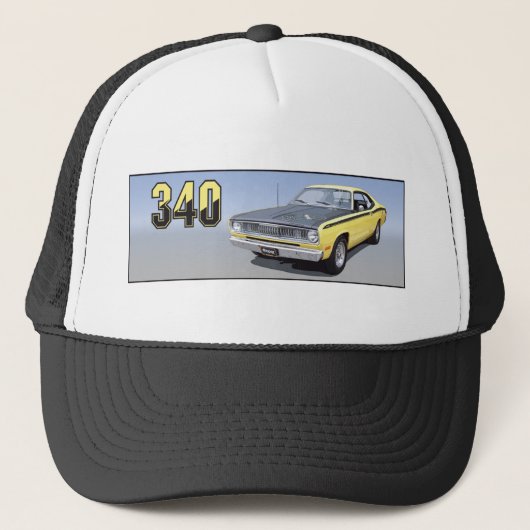 Duster 340 1971 trucker pet (Voorkant)