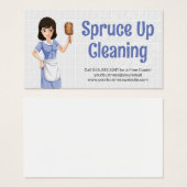 Duster en plumes de tenue de femme de ménage | Bul (Devant & derrière)