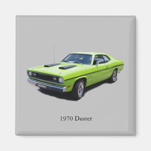 Duster magnet 1970 magneet (Voorkant)