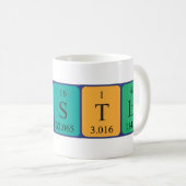 Dustin nom de table périodique mug (Devant droit)
