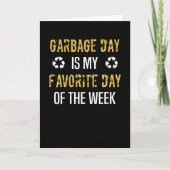 Dusting Car Garbage Man Garbage Collection Dust Kaart (Voorkant)