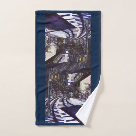 Dusting the Piano (Serviette à main)