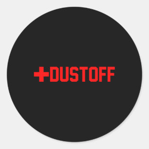 Dustoff Medevac Cross Red Ronde Sticker