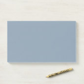 Dustroze blauwe, vaste kleur post-it® notes (Op bureau)