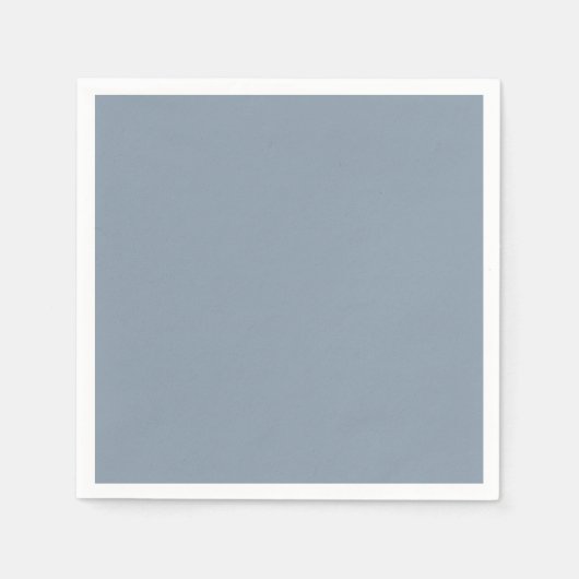 Dustroze blauwe, vaste kleur servet (Voorkant)