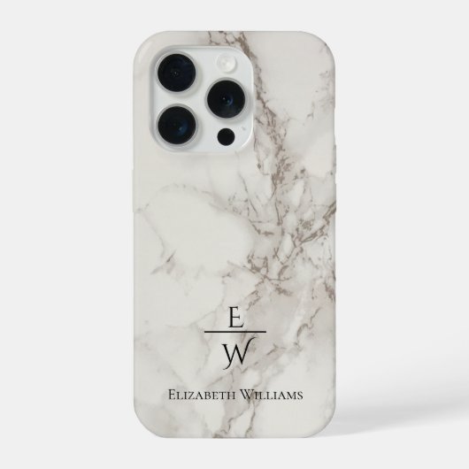 Dusty black and white marble glitter personalized (Verso)