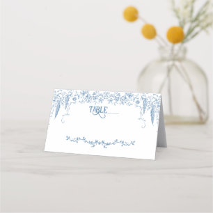 Dusty Blauw Bloemen Verpleegkundige Baby shower S
