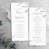 Dusty bleu verdure minimum programme de mariage ru