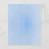 Dusty Blue and Red Floral Elegant Wedding Menu (Achterkant)