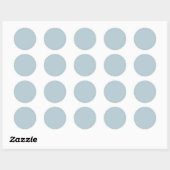 Dusty Blue Black Favors Stickers | Stickers beguns (Vel)