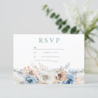 Dusty Blue Bohemian Floral All Occasions & Weddens