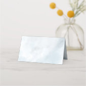 Dusty Blue Botanical Greenery Waterverf (Achterkant)