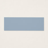 Dusty Blue Botanical Greenery Wedding Website RSVP Mini Visitekaartjes (Achterkant)