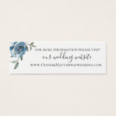 Dusty Blue Botanical Mariage Website (Devant)