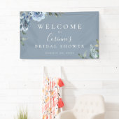 Dusty Blue Botanical Spandoek (Insitu)