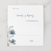 Dusty Blue Botanical Wedding (Buitenkant ongevouwen)