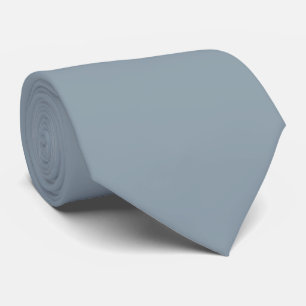 Dusty Blue botanische kam monogram bruiloft Stropdas