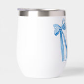 Dusty Blue Bow She's Tying the Knot Bachelorette (Droite)