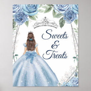 Dusty Blue des Quinceañera Sweet Tresign Poster