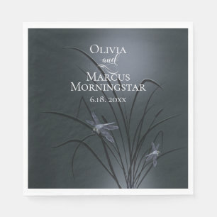 Dusty Blue Dragonfly Servet