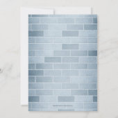 Dusty Blue Dream Home Huisverwarming Kaart (Achterkant)