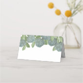 Dusty Blue Elegant Garden Floral Greenery (Achterkant)