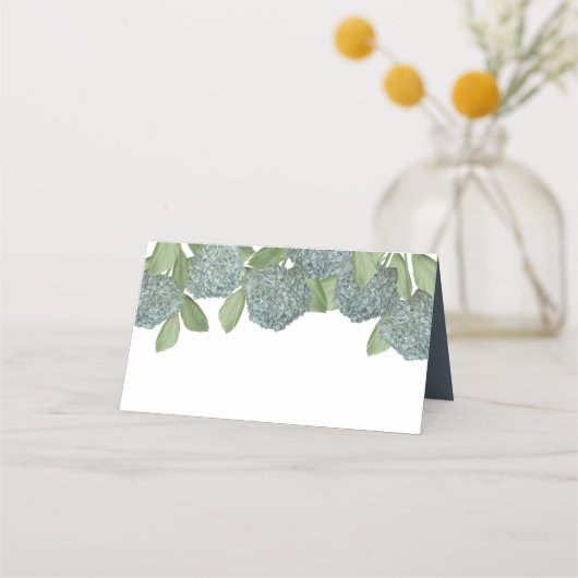 Dusty Blue Elegant Garden Floral Greenery (Voorkant)