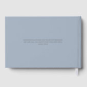 Dusty Blue Élégante Retraite moderne (Verso)