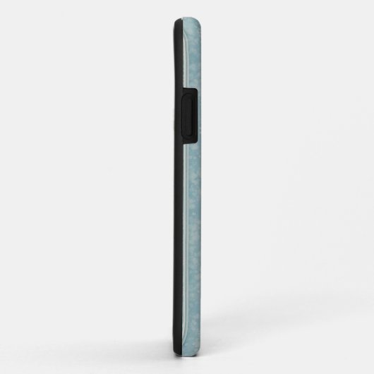 Dusty Blue en Cream Stripes Case-Mate iPhone Case (Achterkant/rechts)
