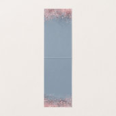 Dusty Blue et or Rose | Carte supplémentaire (Inside Unfolded)