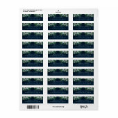 Dusty Blue Etiket (Full Sheet)