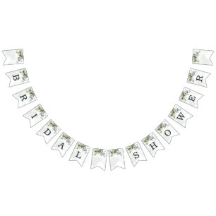 Dusty Blue Eucalyptus Greenery Boho Vrijgezellenfe Vlaggetjes