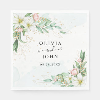 Dusty Blue Eucalyptus Greenery Succulent Wedding Servet