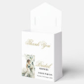 Dusty Blue Eucalyptus Greenery Wedding Bedankdoosjes (Geopend)