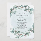 Dusty Blue Eucalyptus Greenery Wedding Shower (Voorkant)