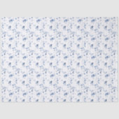 Dusty Blue Fine Art Floral Gift Tissuepapier (Voorkant)