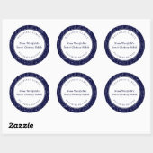 Dusty Blue Fleur sauvage Famille Recette Étiquette (Feuille)