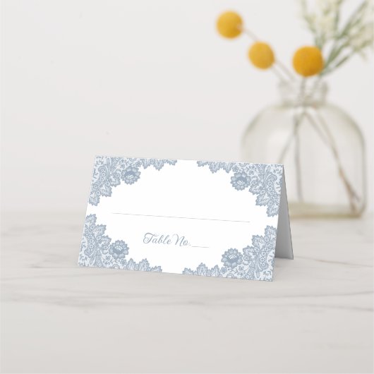 Dusty Blue Floral Lace Wedding (Voorkant)